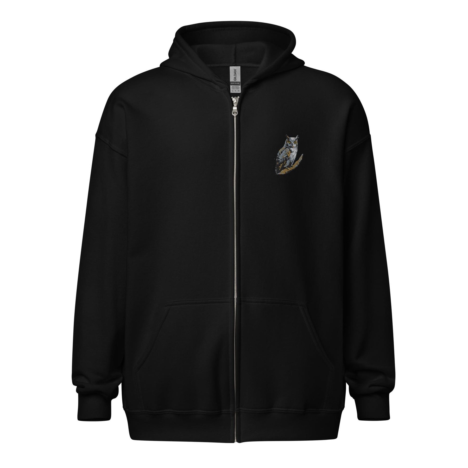 Horned Owl Zip Hoodie