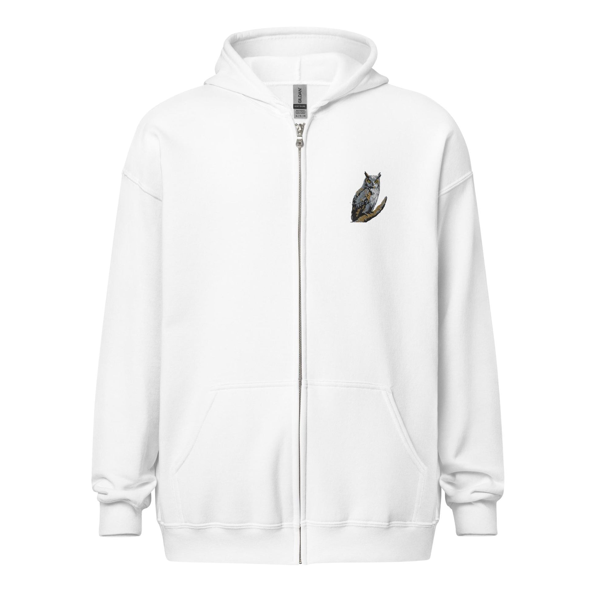 Horned Owl Zip Hoodie