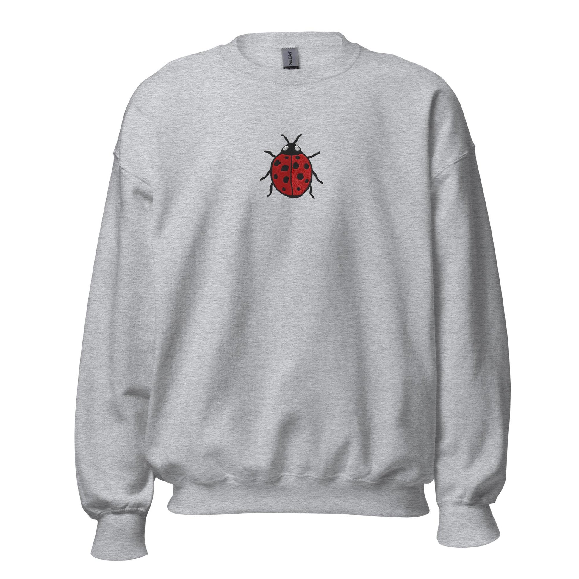 Ladybug Embroidered Unisex Sweatshirt