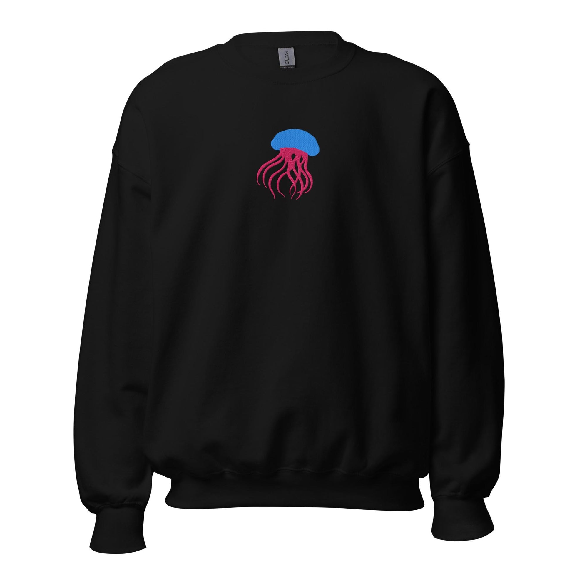 Jelly Fish Embroidered Unisex Sweatshirt